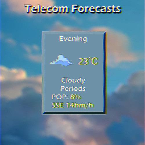 cloudy skies later this evening