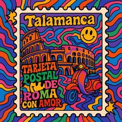 TARJETA POSTAL DE ROMA CON AMOR ♥️