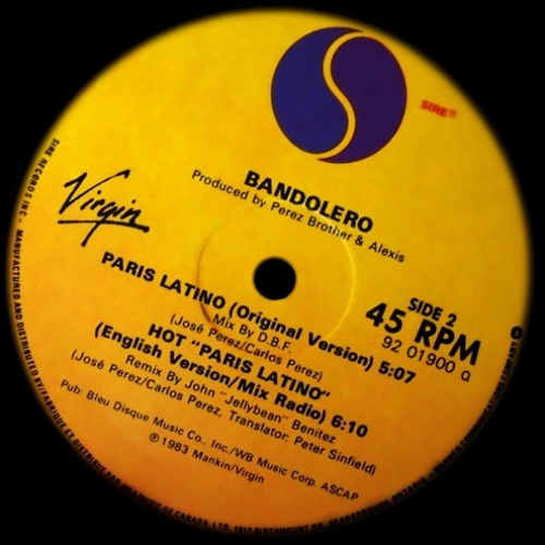 Stream Bandolero-Paris Latino Maxi 12'' English Version (Riped by Veso™) by  Veso™ II | Listen online for free on SoundCloud