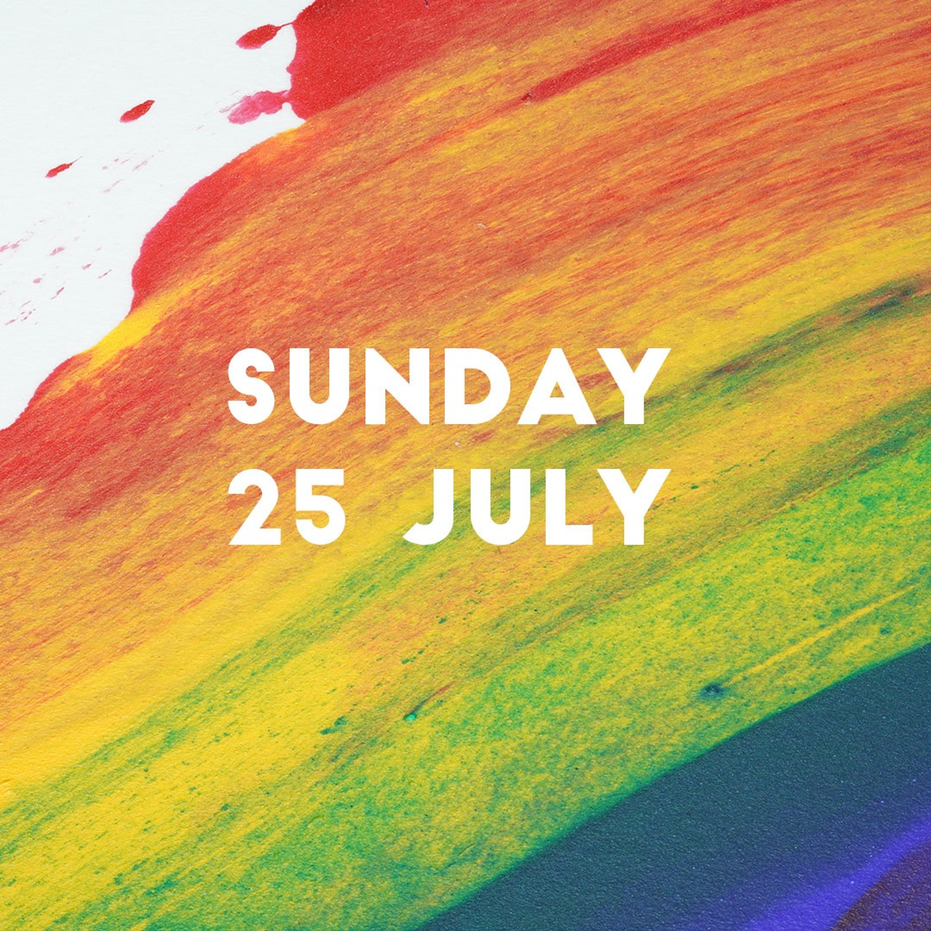 Sunday 25 July episode artwork