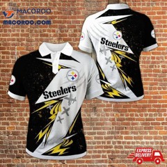 Pittsburgh Steelers Graffiti Polo Shirt