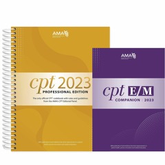 Epub CPT Professional 2023 and E/M Companion 2023 Bundle