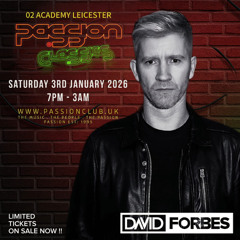 David Forbes. LIVE at PaSSion ClaSSics. Jan 3rd 2026. O2 Academy Leicester.