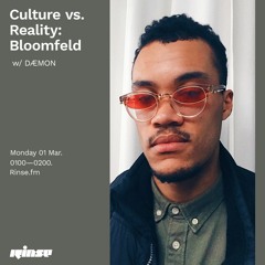 [Rinse FM] 100% Bloomfeld Productions
