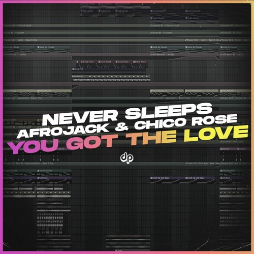 Never Sleeps, Afrojack, Chico Rose - You Got The Love (FL Studio Remake) + FLP