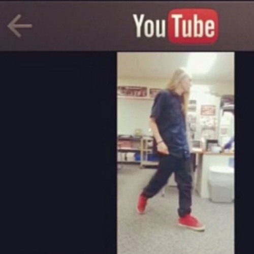 in the trap sniffing flowers