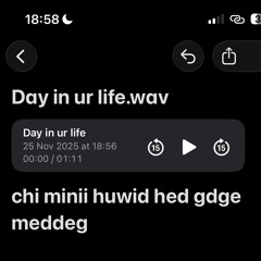 Day in ur life ( sorry ahnaraa)
