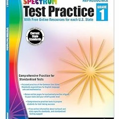 *[ Spectrum Grade 1 Test Practice Workbooks, Ages 6 to 7, 1st Grade Test Practice Workbook, Mat