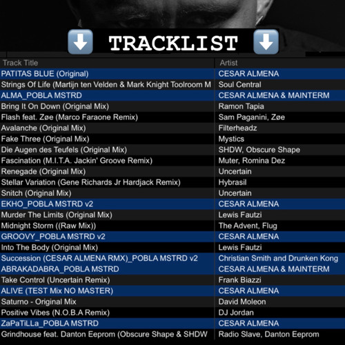 Cesar Almena_Code154 dj set Open Air FABRIK