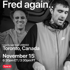 Fred again.. & Four Tet @ USB002, YZD Hanger 5, Toronto, Canada 15.11.2025