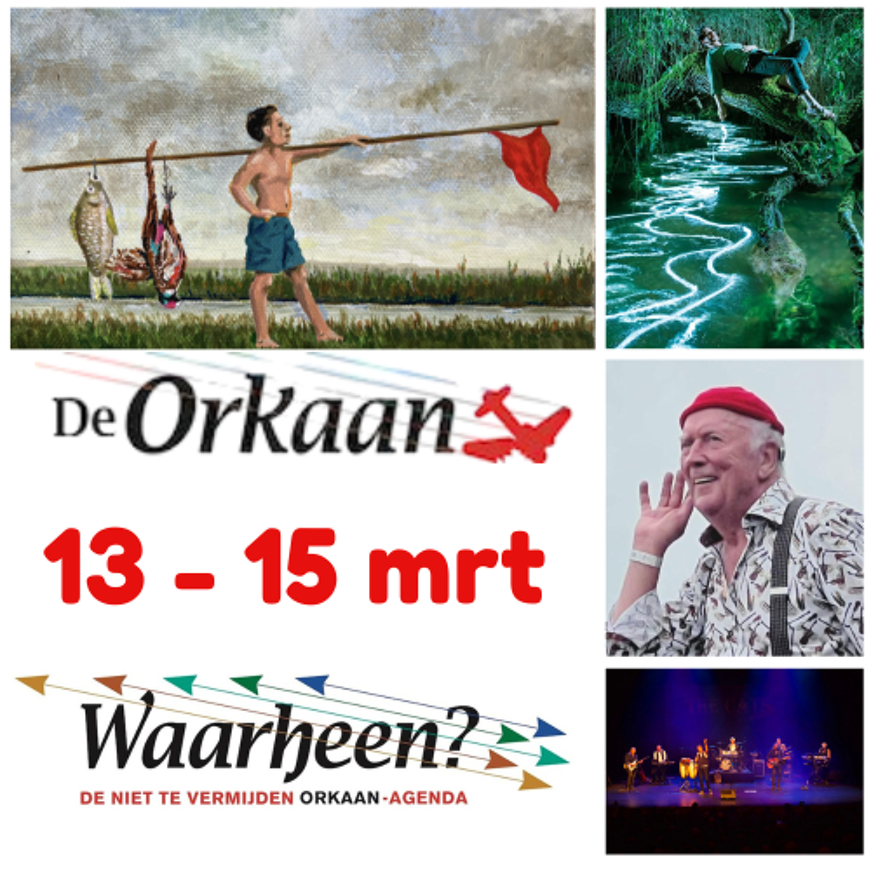 Waarheen - Zaanse uitgaanstips van De Orkaan (13 - 15 maart)