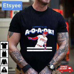 Bryson Stott I Know I'll Be A O A Ok Philadelphia Phillies Baseball Cartoon Shirt