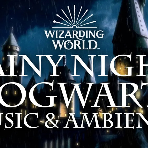 Harry Potter Music & Ambience | Rainy Night at Hogwarts