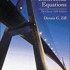 [View] EPUB KINDLE PDF EBOOK A First Course in Differential Equations: The Classic Fi
