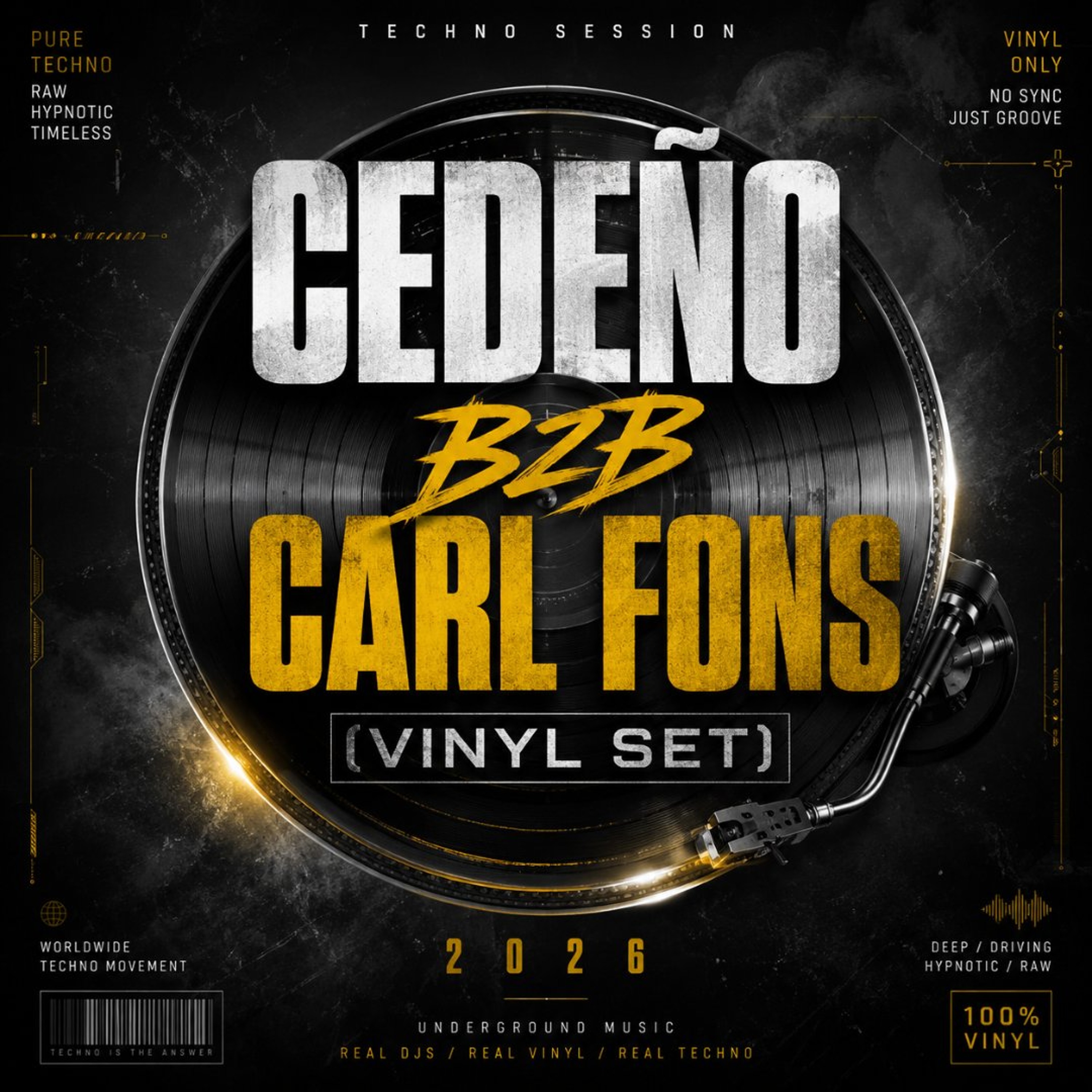 CEDEÑO B2B CARL FONS 2026 VINYL SET episode artwork