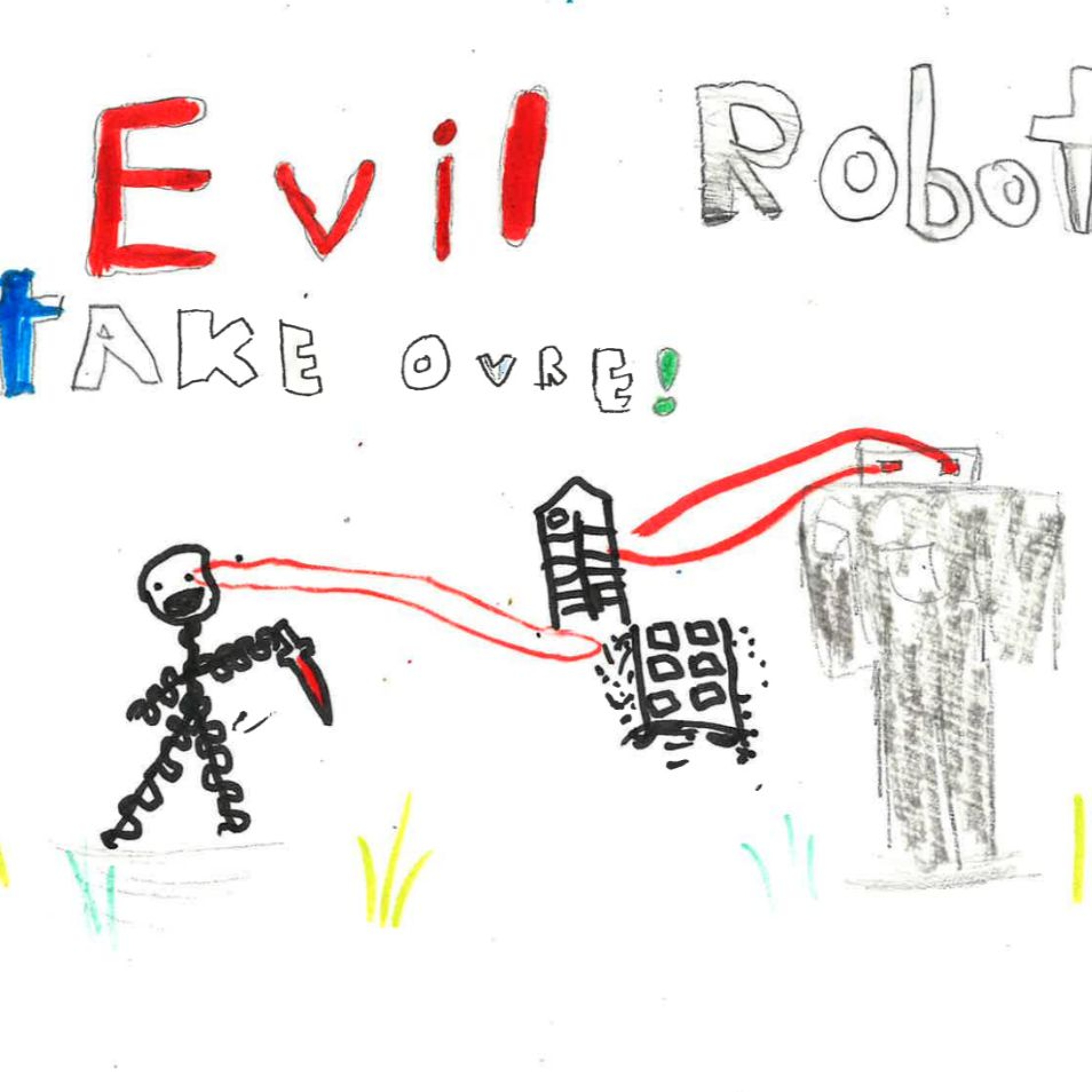 Evil Robots Take Over by Steven, Elizabeth, and Ivy episode artwork