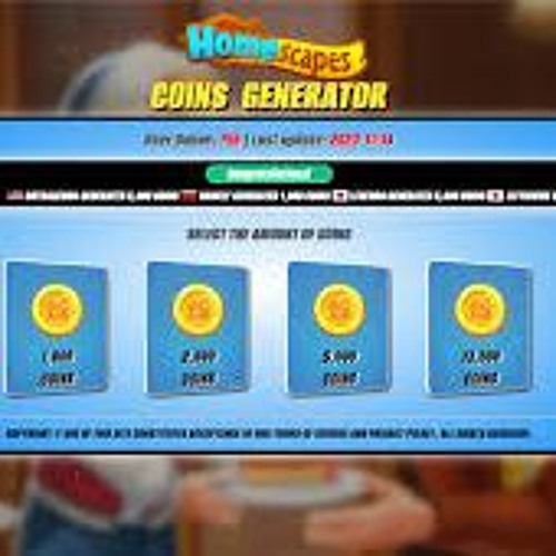 Stream +[50K]!!Homescapes Coins Generator 2024 No verification by Nipa