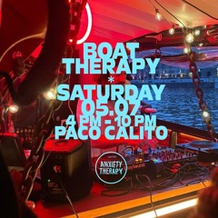 Anxiety Therapy's Boat Therapy, Berlin 05.07.2025