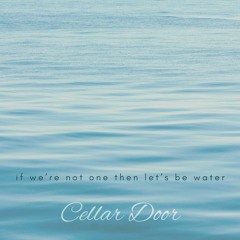 if we're not one then let's be water ~ Radio Version