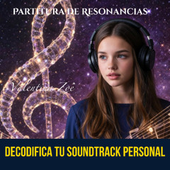DECODIFICA TU SOUNDTRACK PERSONAL | LA CANCIÓN OFICIAL DE PARTITURA DE RESONANCIAS 🌌✨ | Valentina Zoe
