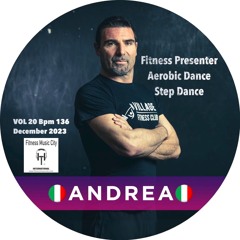 Presenter Andrea Trionfi Step Dance Album Vol 20 Bpm 136 Fitness Music City December 2023