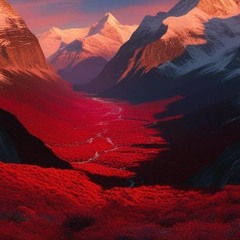 cool sunset in the gardens of today