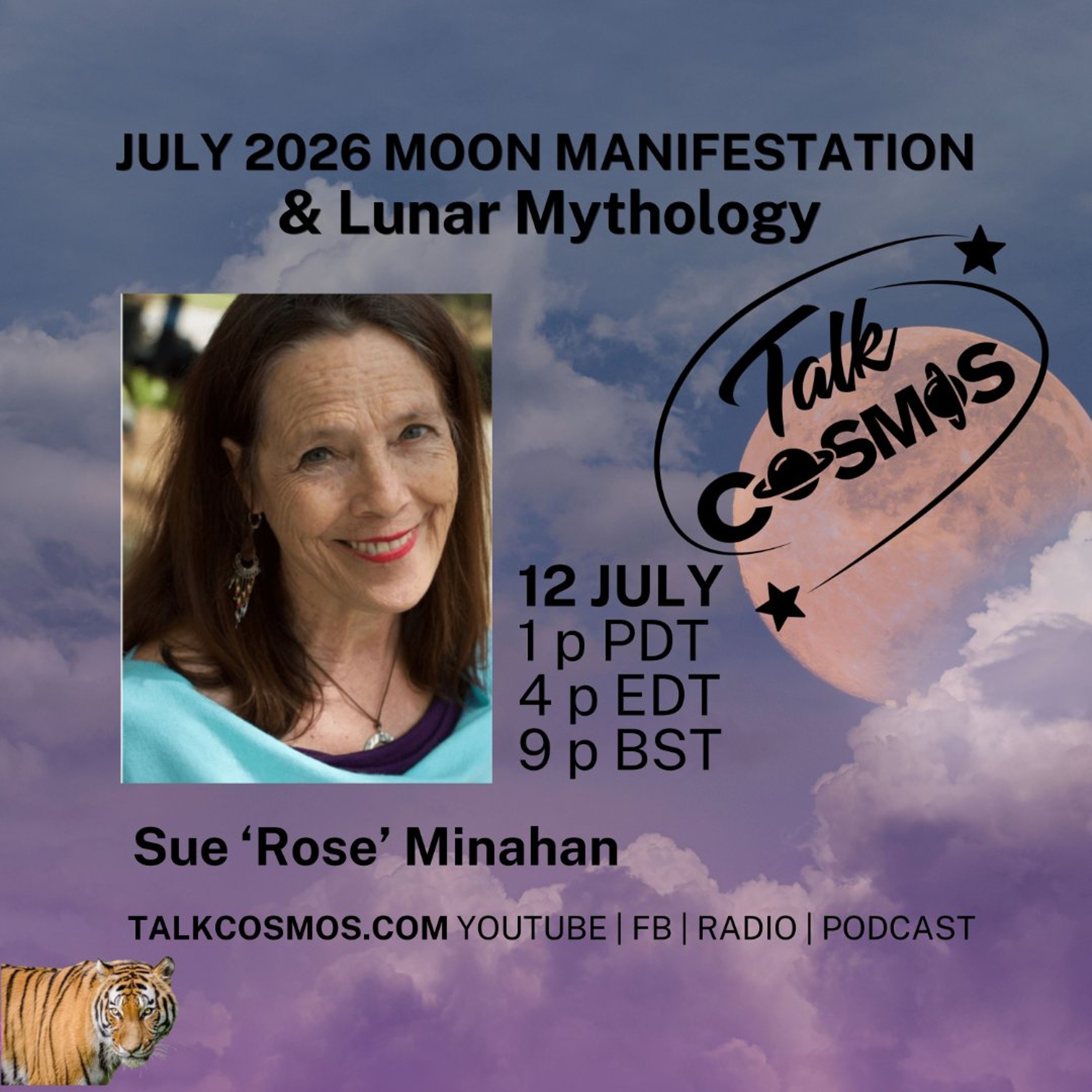 Talk Cosmos 07-12-26 Moon Manifestation & Lunar Mythology episode artwork