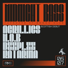Acrillics for Midnight Bass at The Bongo Club, Edinburgh, Scotland
