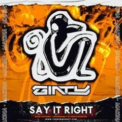 Ginty - Say It Right (Sample)