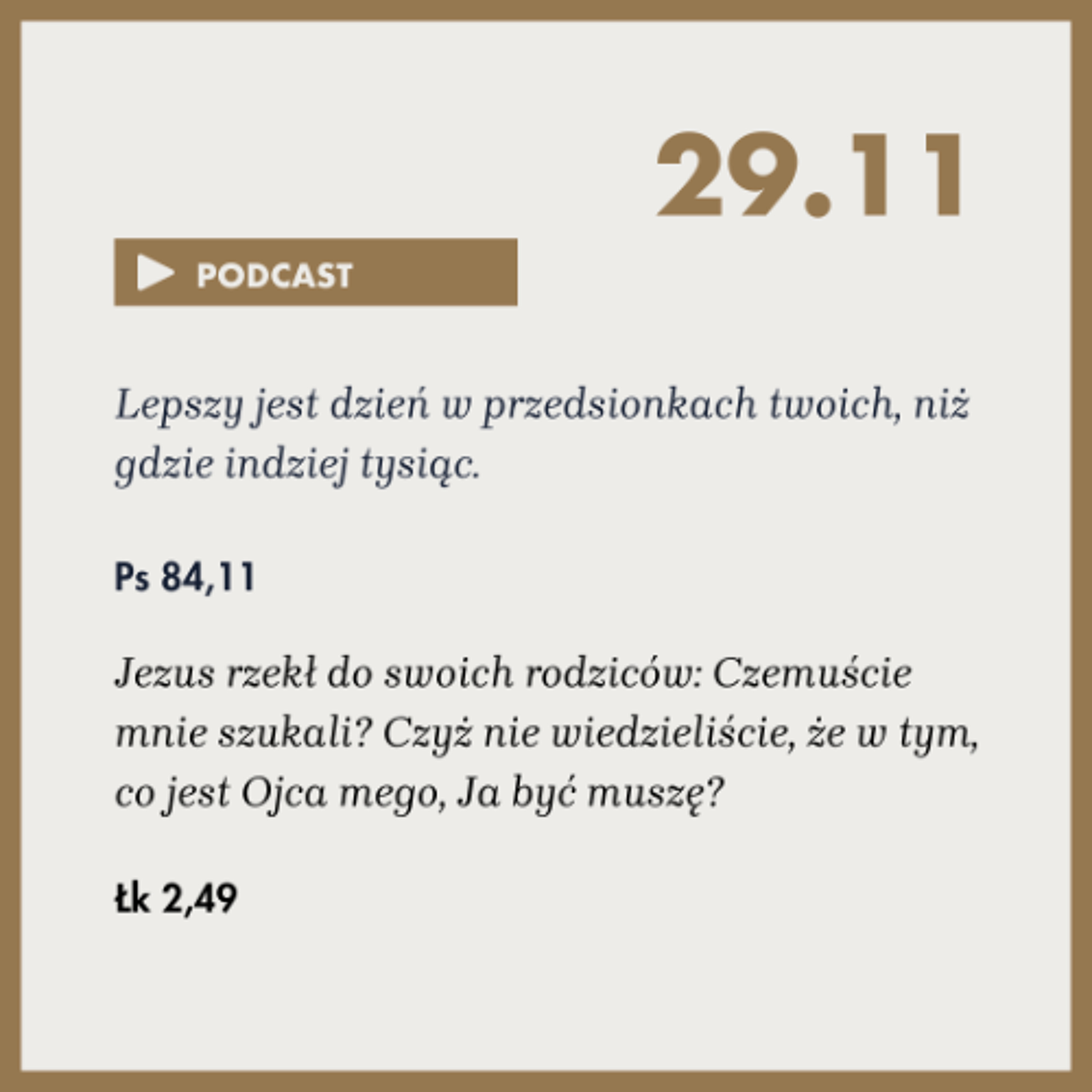 Poranek ze Słowem na 29 listopada 2025 episode artwork