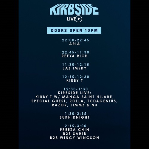 Kirbside Live 04/04/2025 Mix