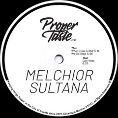 Melchior Sultana - Can't Hide (Snippet)