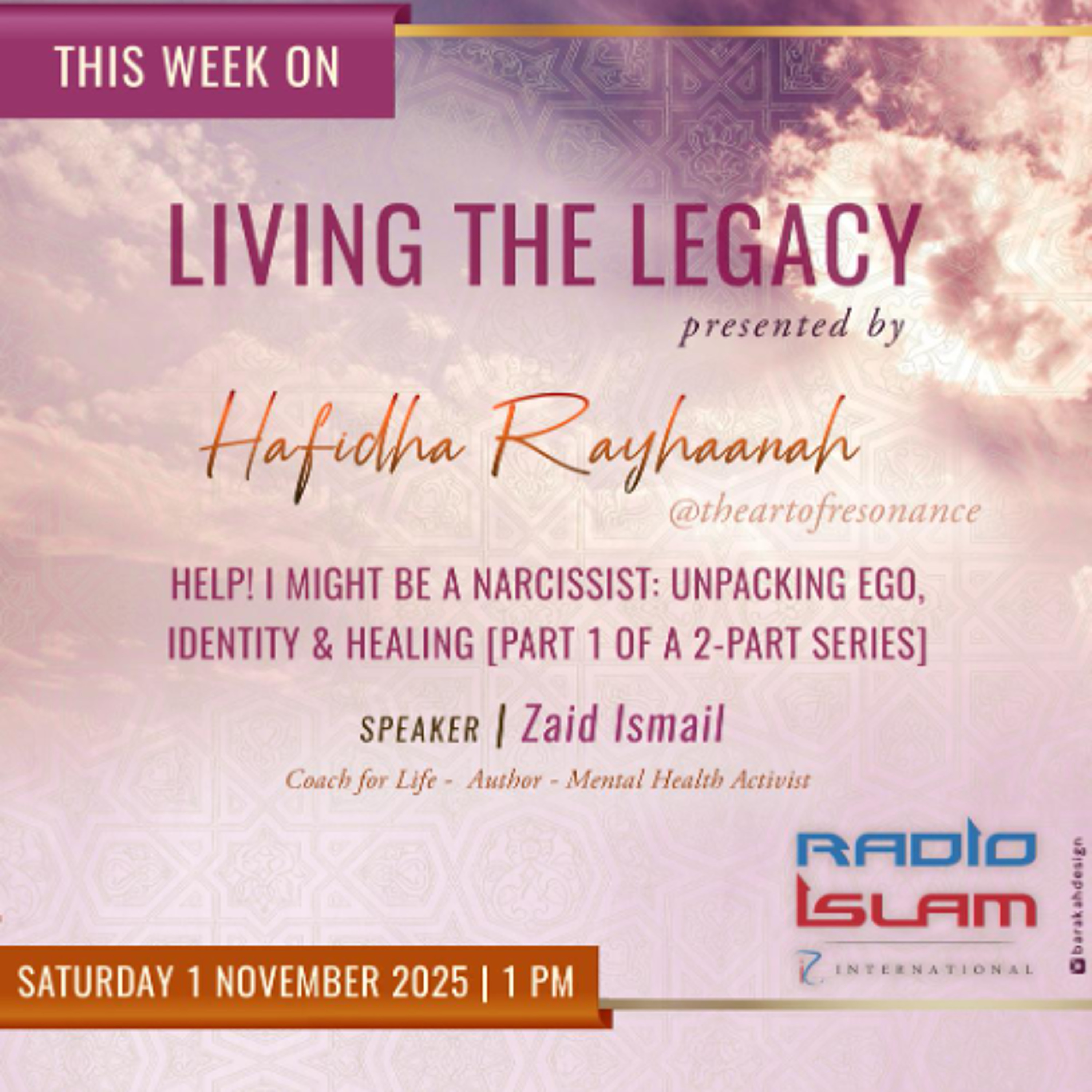 Identity& Healing [Part 1 of a 2 - Part Series] Zaid Ismail