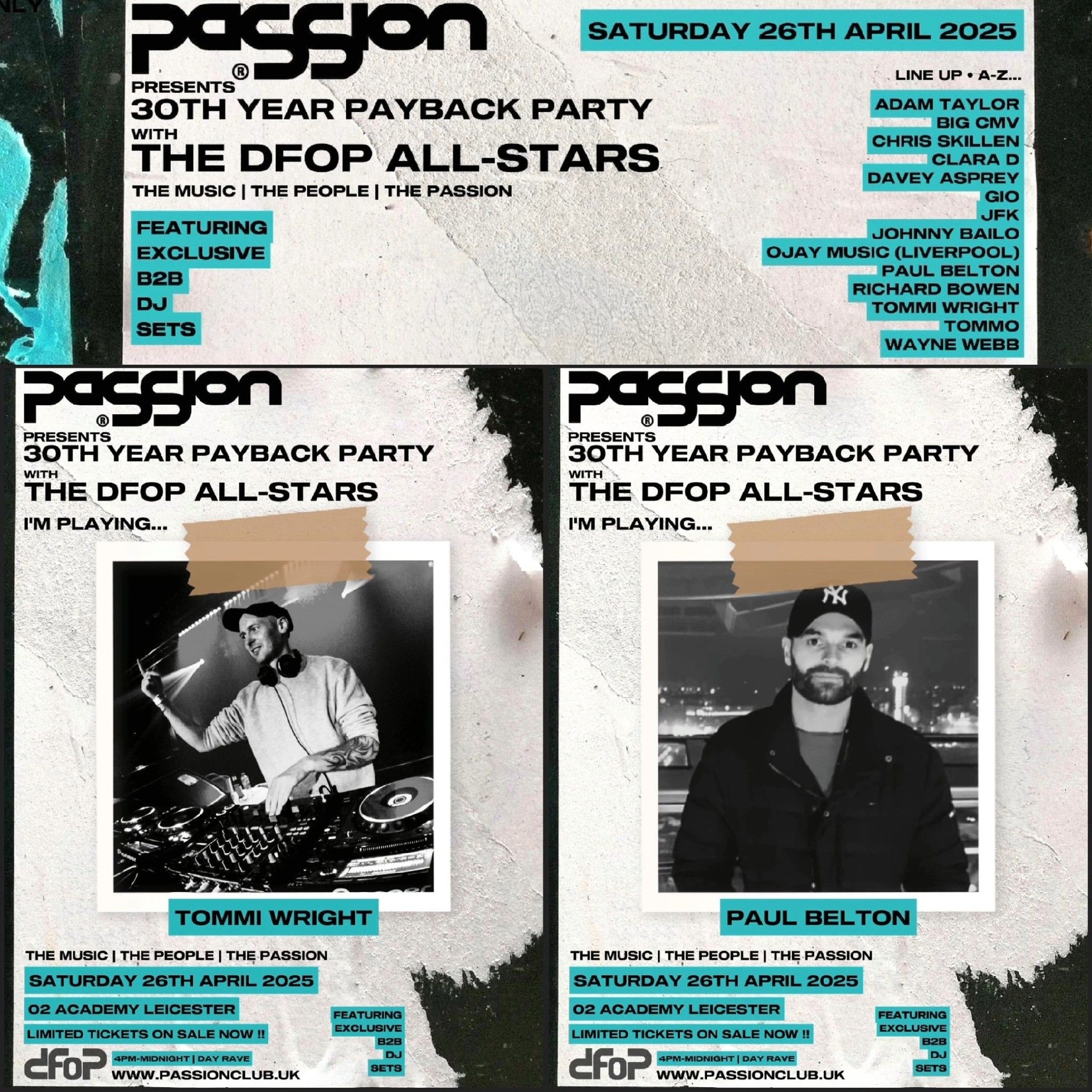 Tommi Wright & Paul Belton. Live at PaSSion, DFOP All Stars. 26.04.25