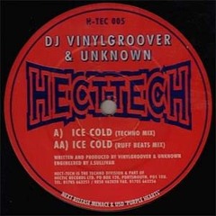 DJ Vinylgroover & Unknown - Ice Cold (Ruff Beats Mix) - Hecttech Records (May 1996)