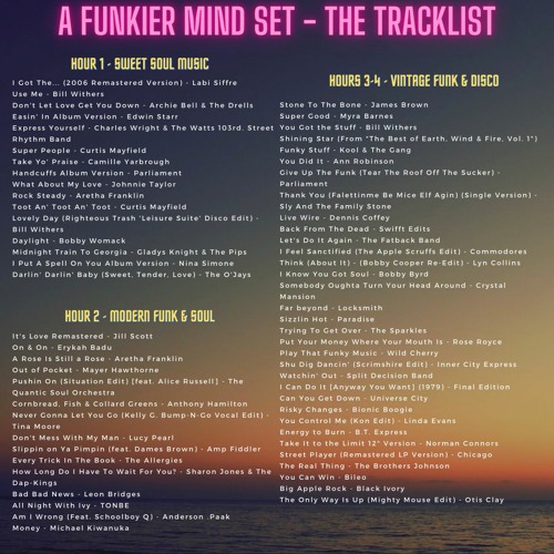 A Funkier Mind Set Part 1 - Classic Soul/ Modern Funk & Soul