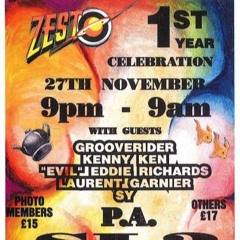 Kenny Ken & Laurent Garnier - Zest '1st Year Celebration' - 27th November 1992 - Side A