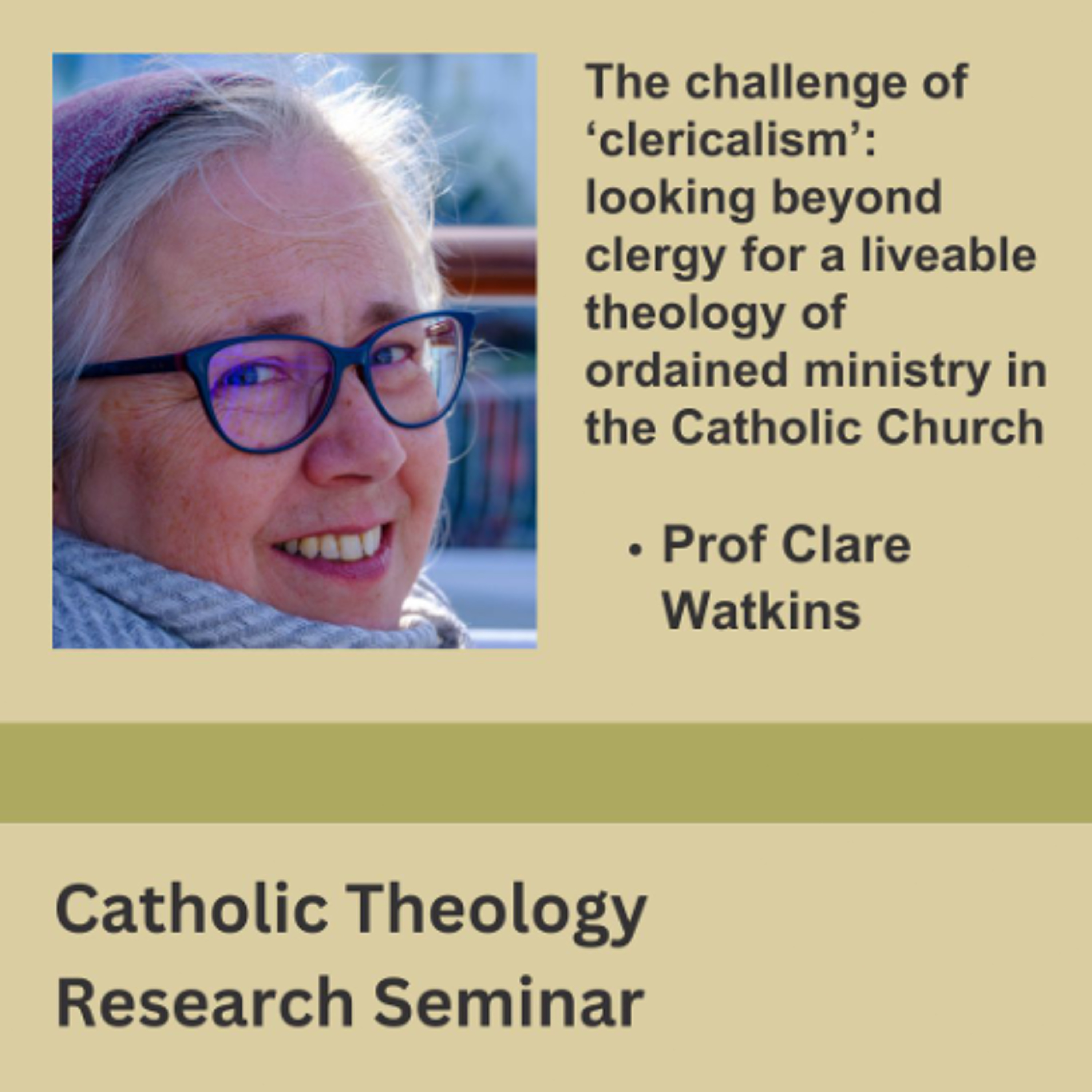 Clare Watkins - The Challenge of Clericalism