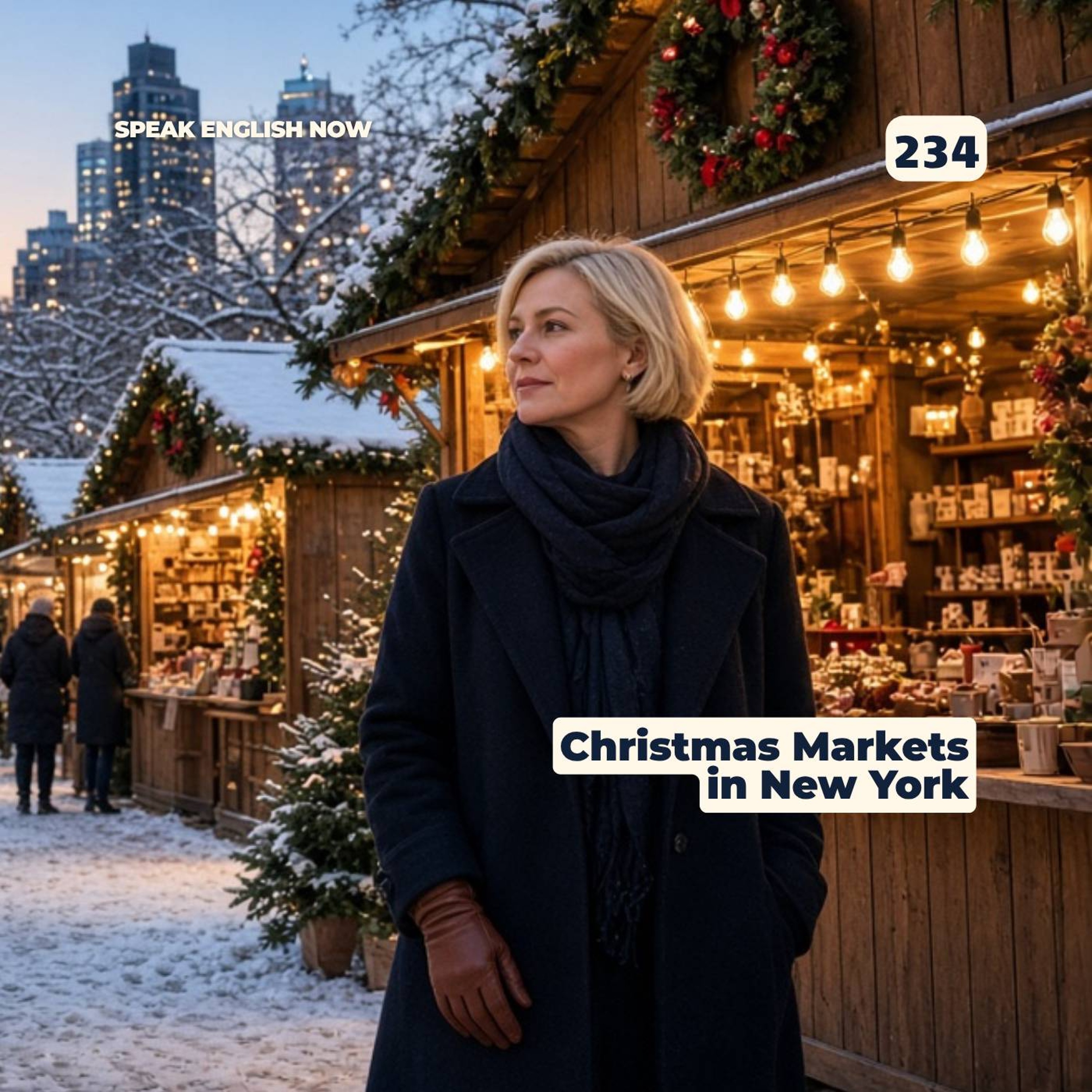 #234 Christmas Markets in New York 2022 episode artwork