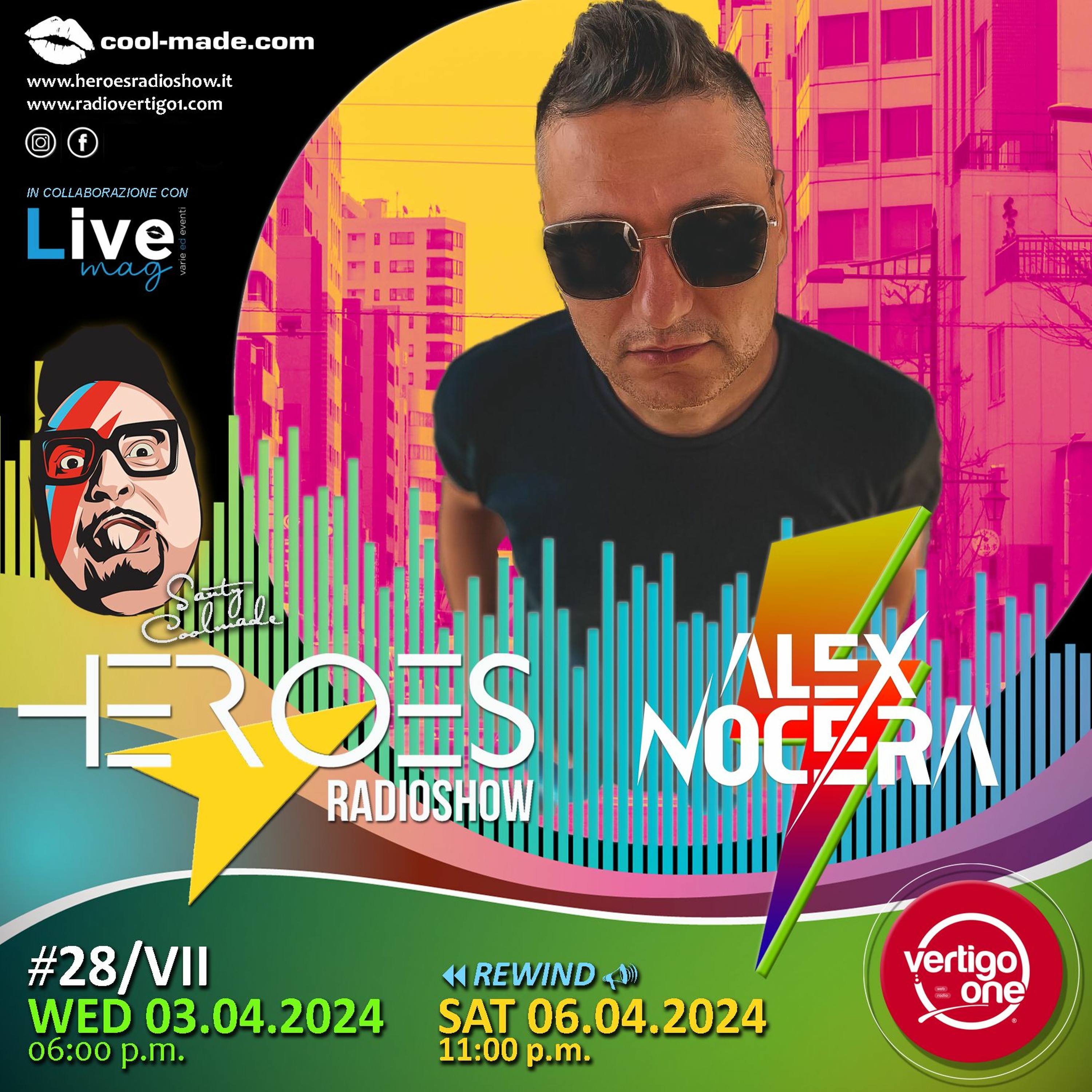 28/2023-24> HEROES RadioShow - Special Guest ALEX NOCERA episode artwork
