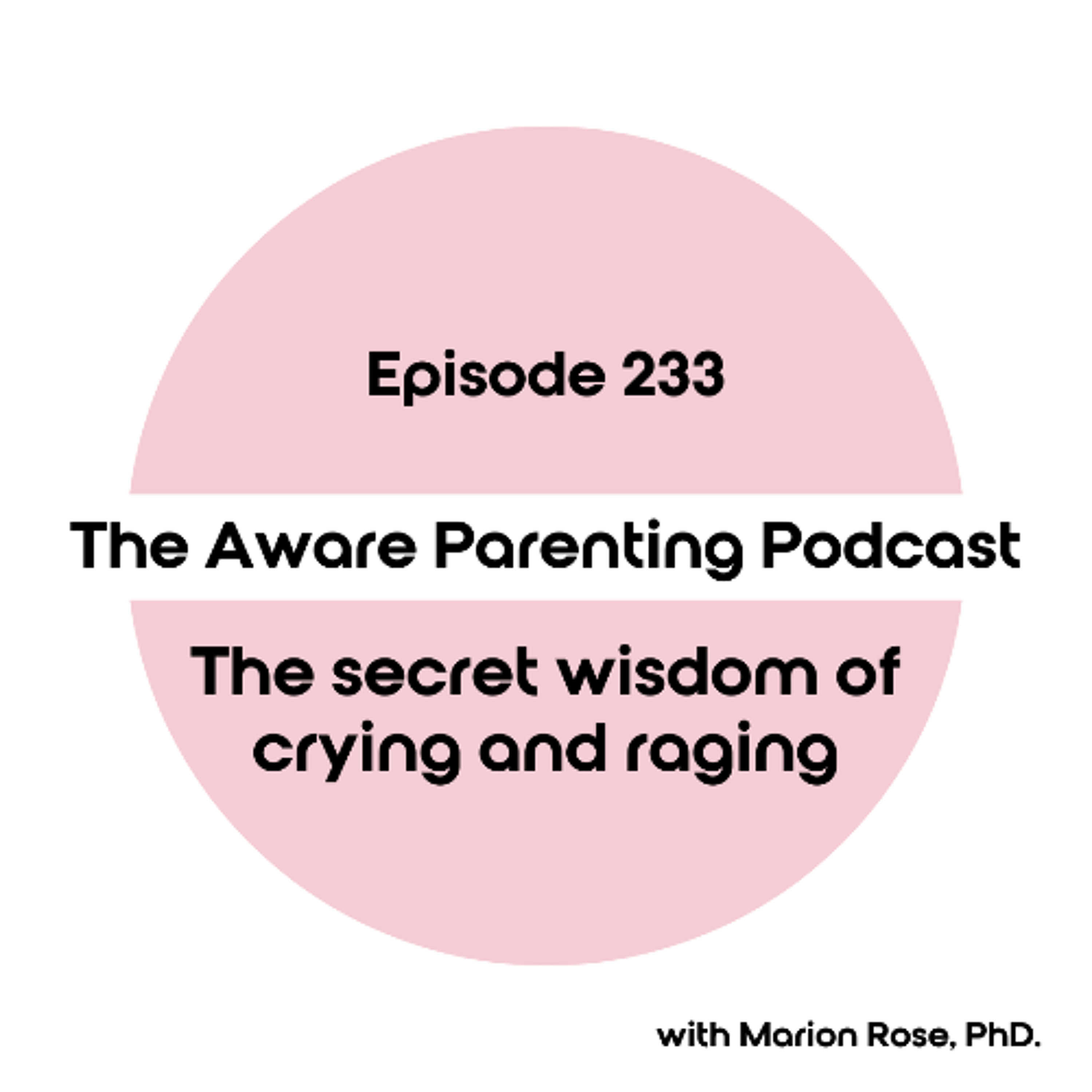Episode 233: The secret wisdom of crying and raging