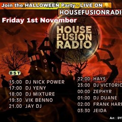 House Fusion Radio "Halloween Weekender 2024" Nov. 1st, '24