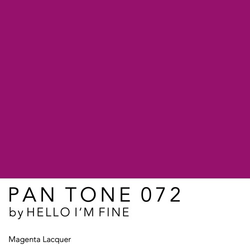 Stream PAN TONE 072 | by HELLO I'M FINE by PAN TONE | Listen online for ...
