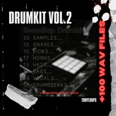 DRUMKIT VOL.2 OUT NOW! LINK IN TRACK OR PROFILE (!!DEMO!!)