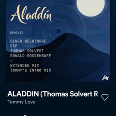 Tommy Love, Nikki Valentine & Amanda - Alladin (Thomas Solvert Remix)