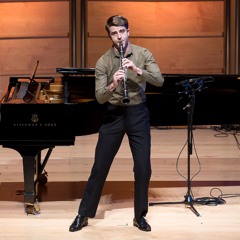 Oliver Shermacher performs "Sonata for Clarinet and Piano" (mov. 2)  by Francis Poulenc
