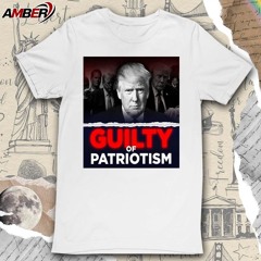 Official Guilty of patriotism Donald Trump photo t-shirt