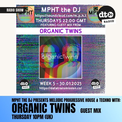 MPHT the DJ Presents Melodic Progressive House & Techno feat. Organic Twins