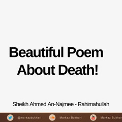 “A Poem About The Reality of Death; The Destroyer of All Pleasures” By Ash Shaykh Ahmad An Najmi