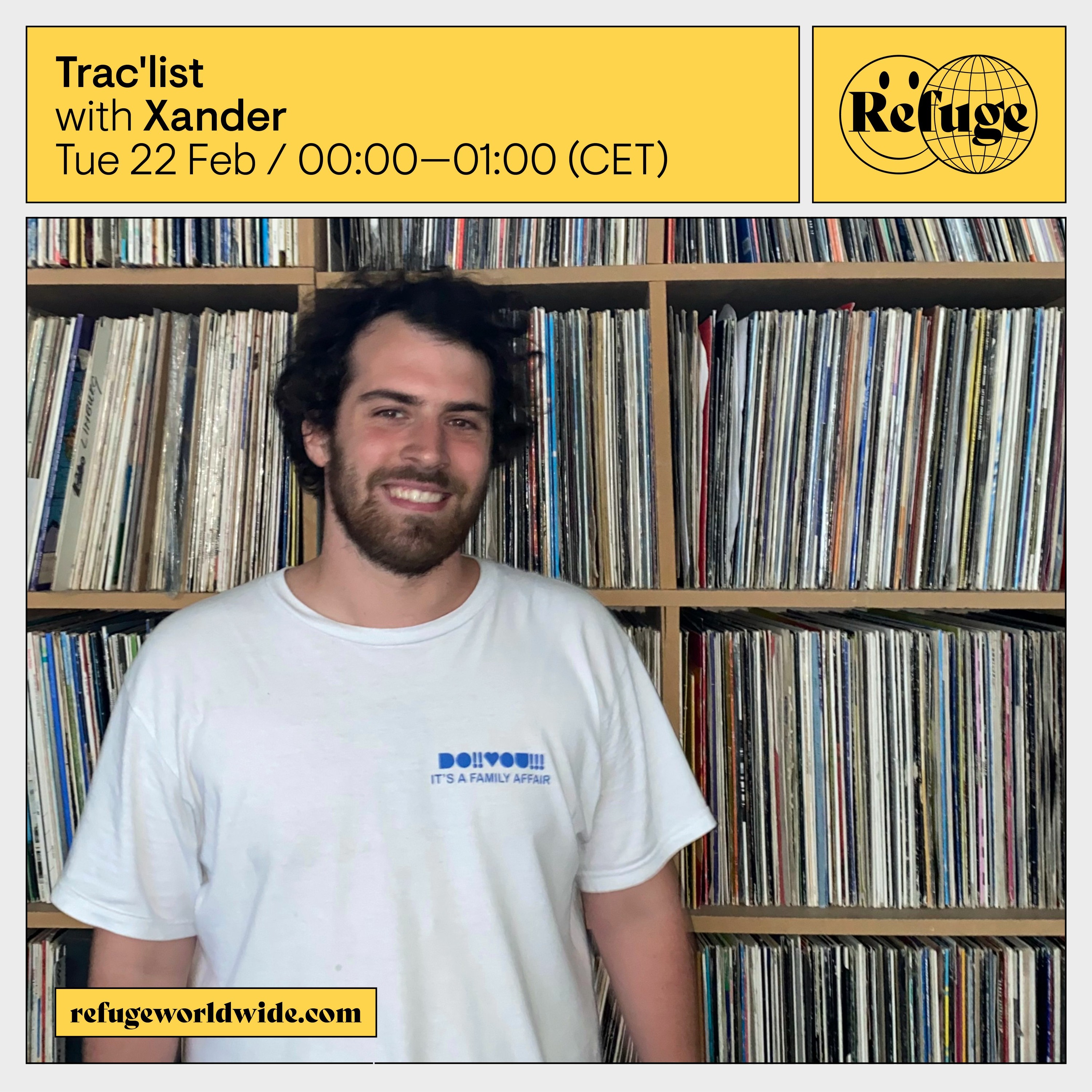 Xander - Trac'list x Refuge Worldwide episode artwork